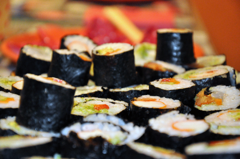 有食欲的寿司图片 寿司各类品种图片