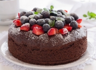 巧克力蓝莓蛋糕图片 巧克力蓝莓蛋糕的制作方法