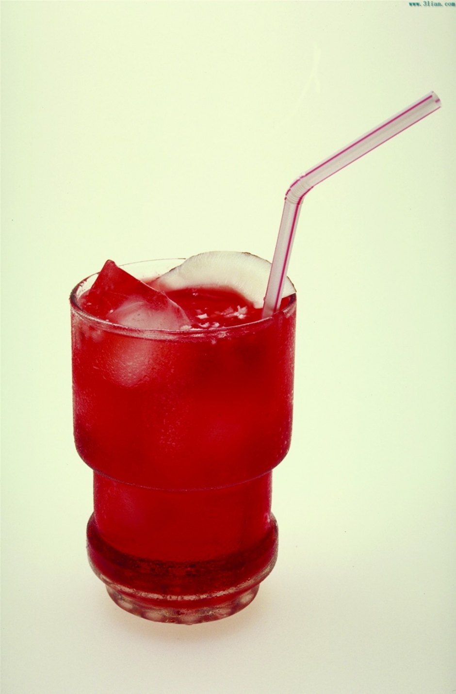 夏天果汁饮品 加冰果汁海报