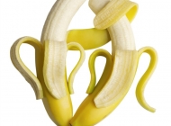 多人摆香蕉造型 一把香蕉摆盘造型