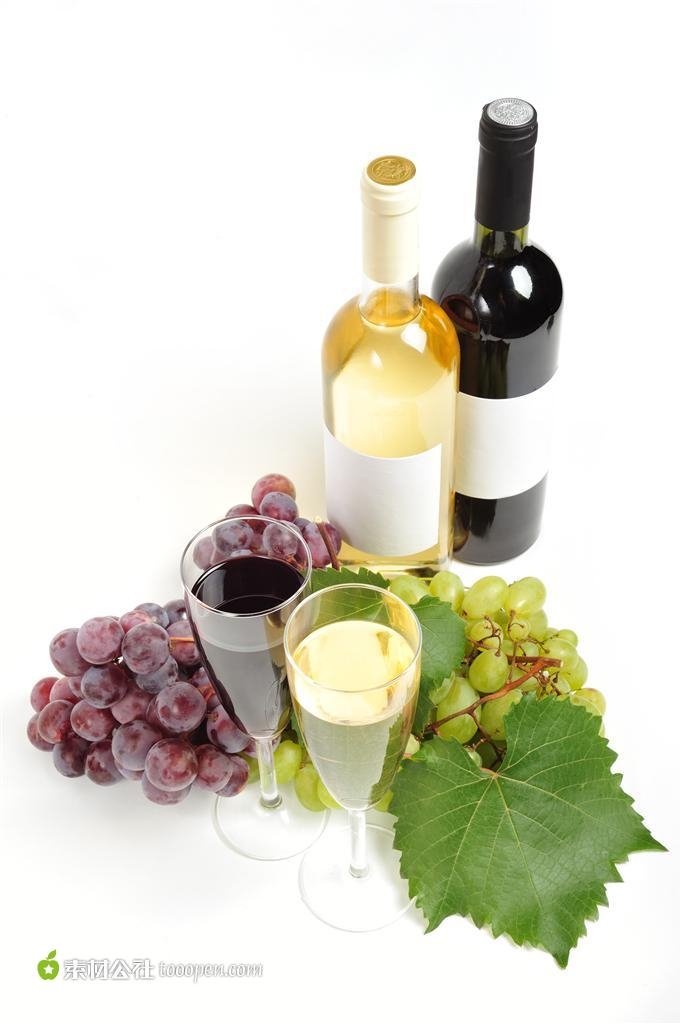 做葡萄酒的葡萄图片高清大图 葡萄酒与美食