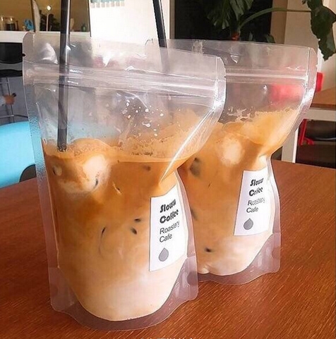 慢咖啡袋装冰咖啡食品图片