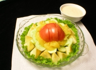 蔬菜沙拉日式韩式美食素材图片 蔬菜沙拉美食图片