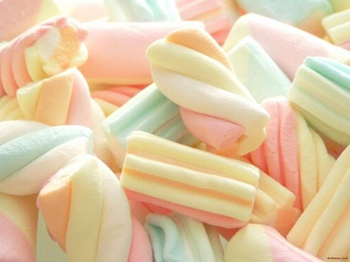 彩虹棉花糖冰糖葫芦图片 彩虹糖果图片大全唯美