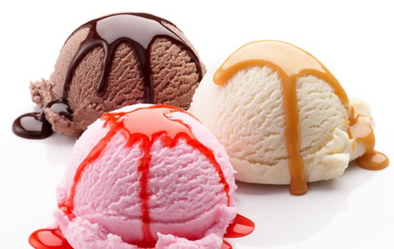 卡通冰淇淋球甜筒图片 冰淇淋球颜色图片