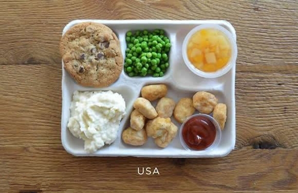 各国小学生午餐都吃什么 6-12岁儿童营养午餐每日食谱