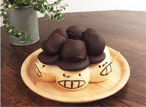 日本超级可爱的3D面包，绝对不能忍。