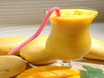 芒果果汁饮品制作 蜜谷果汁茶和芒果做饮品