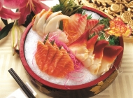 刺身拼盘图片中的素菜 美食图片手绘汤饺