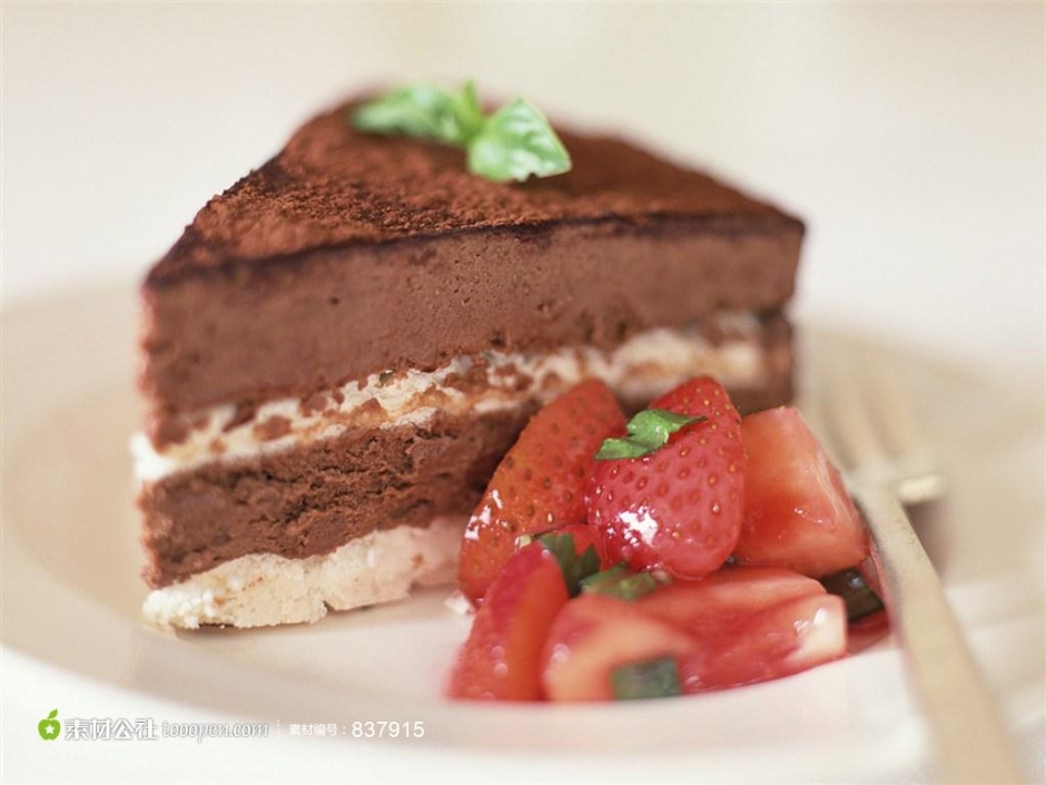 巧克力小蛋糕怎么做最美味的 美味的巧克力蛋糕高清摄影图片
