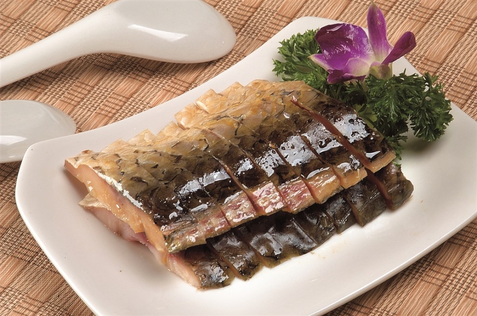 绍兴咸鱼干凉菜系列食材图片